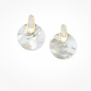 Kendra Scott Didi Mother of Pearl Disc Earrings